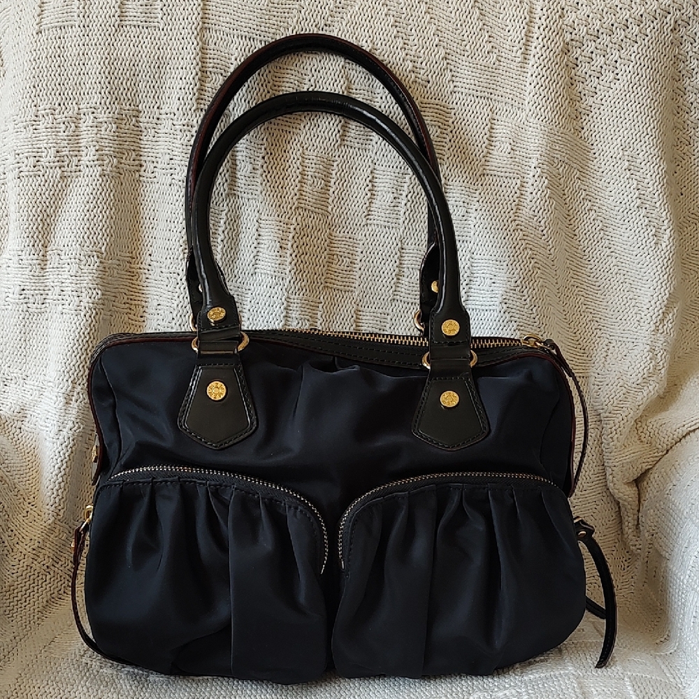 MZ Wallace Black JANE Satchel Handbag Purse